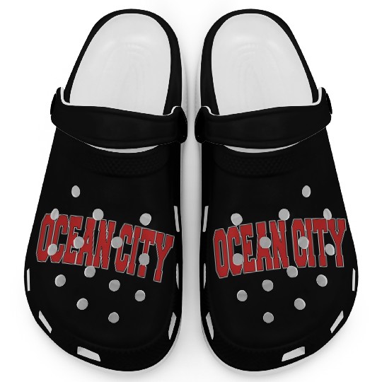 Ocean City Nj New Jersey Varsity Style Usa Sports Clogs