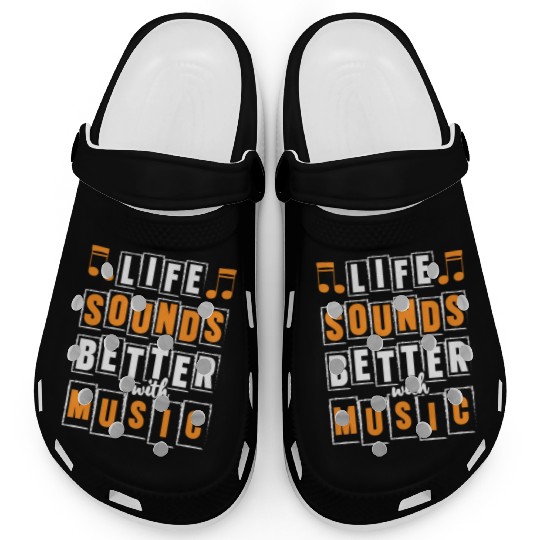 Musician Club Love Genre Clogs