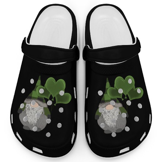 Irish Gnome St Patricks Day Heart Balloons Clogs