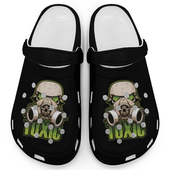 Toxic Green Military And Safety Gas Clogs