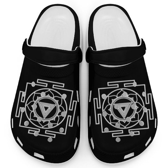 Kali Yantra Symbol Goddess Hindu Hinduism Yoga Clogs