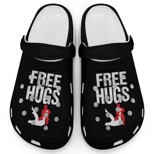 Free Hugs Jiu Jitsu Bjj Martial Clogs