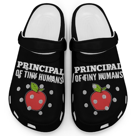 Principal Tiny Humans School Principal Gift Clogs