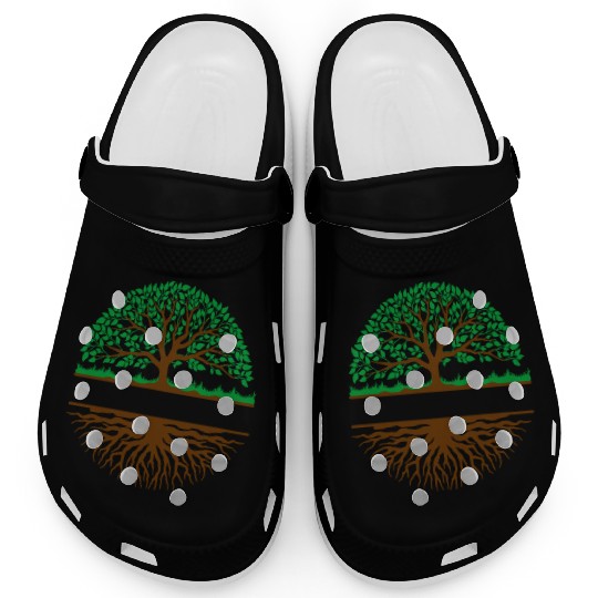 Tree with roots banner Clogs