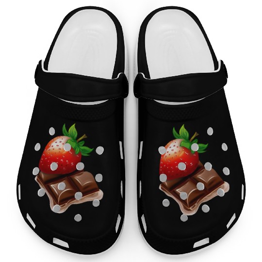Melting Strawberry Chocolate - Sweet Dessert Clogs