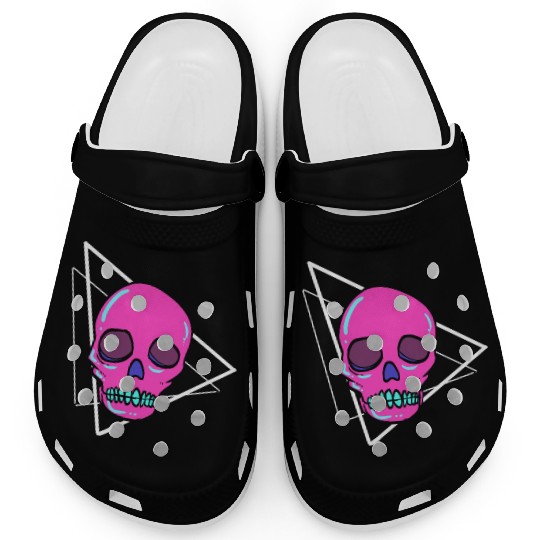Dead Inside Skull Artist Gift Clogs