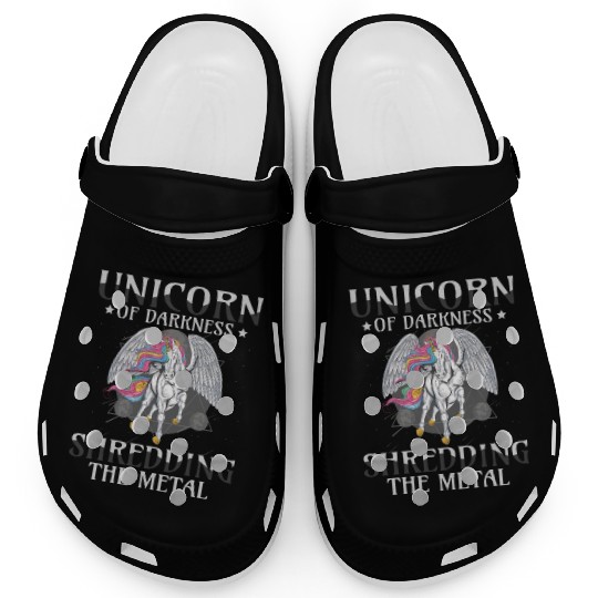 Goth Rock Satan Unicorn Festivals Death Metal Clogs