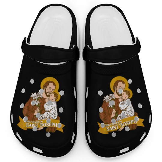 Consecration to St Joseph and Child Jesus Catholic Clogs