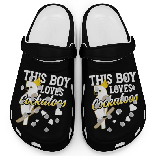 This Boy Loves Cockatoos Cockatoo Bird Animal Clogs