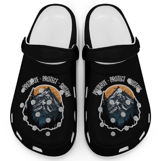 Natur Wildlife Outdoor Forest Camping Hiking Clogs