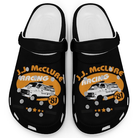 JJ McClure Racing v2 yellow Clogs