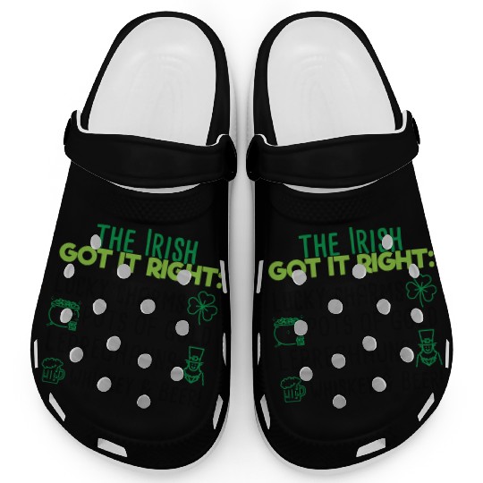 Lucky Irish Charms Aesthetic Clogs