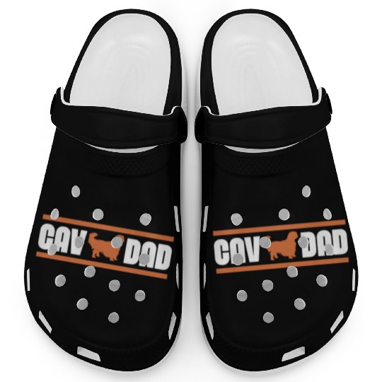 Cav Dad, Cavalier King Charles Spaniel Dad Clogs