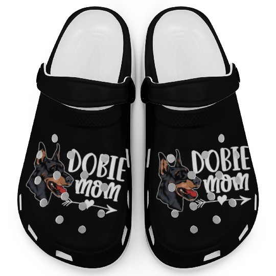 Dobie Mom Doberman Mom Clogs