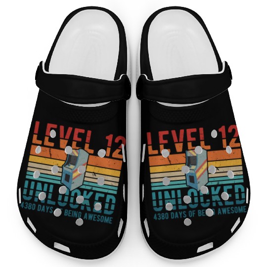 2007 12th Being Awesome 4380 Days Anniversary Clogs