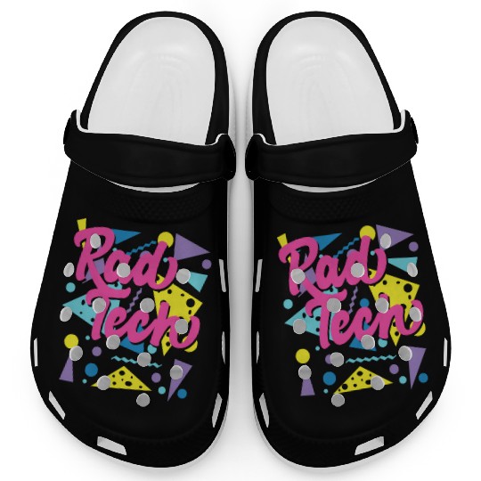 Rad Radiology Tech 80s Fun Py Graduation Clogs