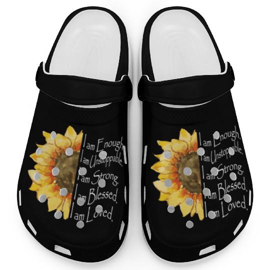 Sunflower - I Am Enough - Sunflower Clogs