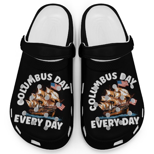 Christopher Columbus Italian American Columbus Day Clogs