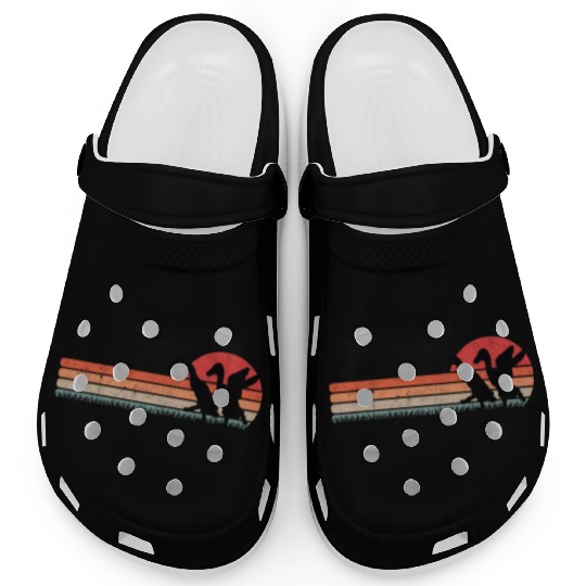 Indian Runner Duck Retro Bottle Vintage Clogs