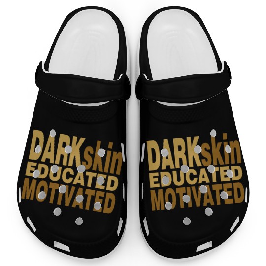 Darkskin educated motivated Melanin apparel Clogs