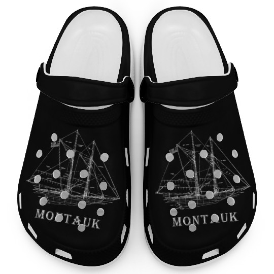 Sailboat Blueprint Montauk Ny Sailing Vacation Clogs