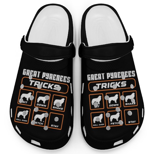Great Pyrenees Tricks Clogs