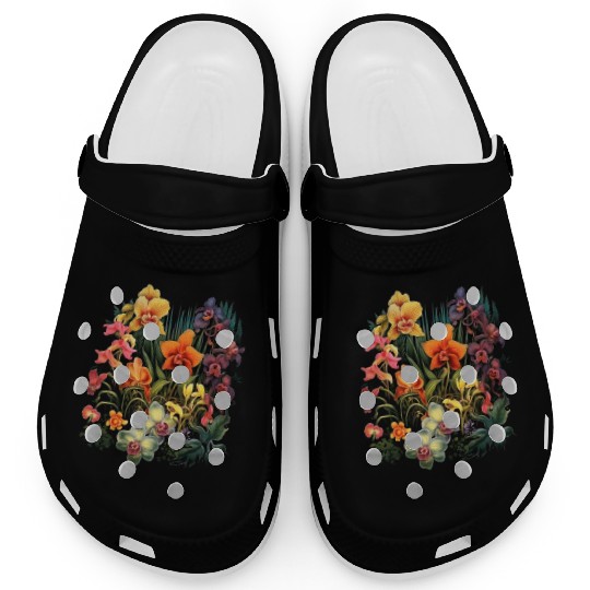 Orchids Flowers Garden Blossom Orchid Lover Clogs
