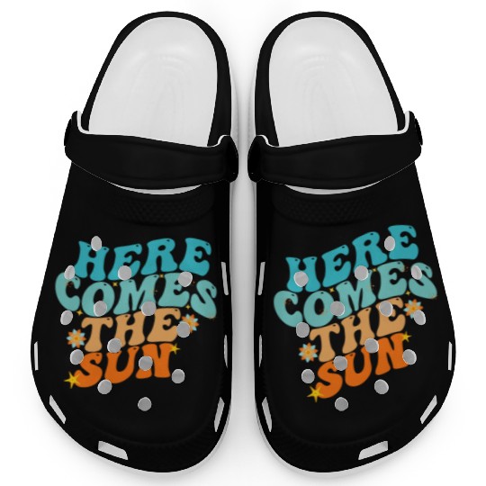 Here Comes The Sun Funny Clogs