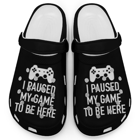 I paused my game to be here green Clogs