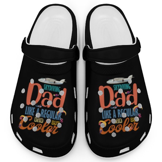 Skydiving Dad nostalgia Clogs