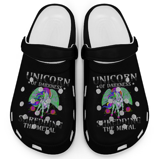 Goth Rock Satan Girl Woman Festivals Death Metal Clogs