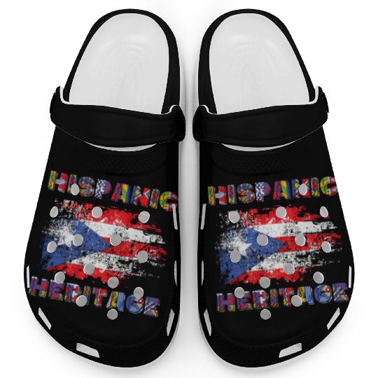 Puerto Rico Hispanic Heritage Month Clogs