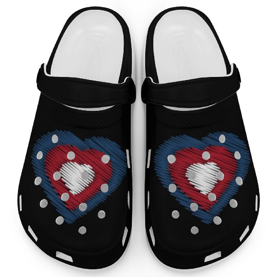 In my heart, America Clogs