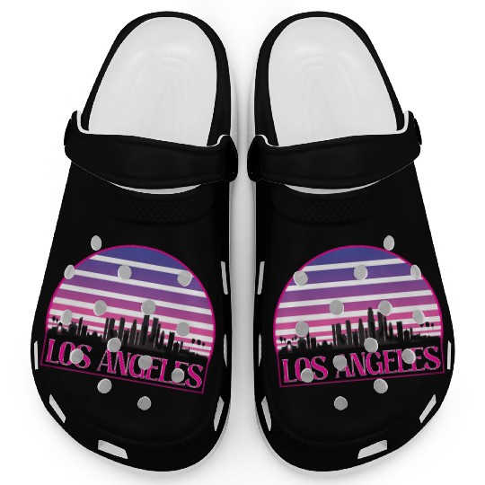 LOSANGELES CIRCLE striped Clogs
