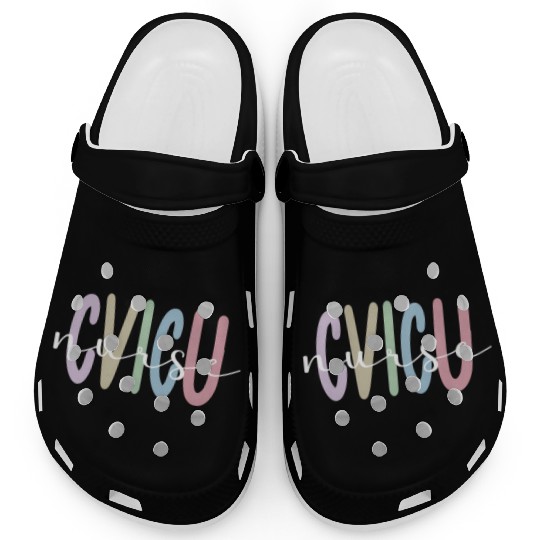 Cvicu Nurse Cardiovascular Intensive Care Unit Clogs