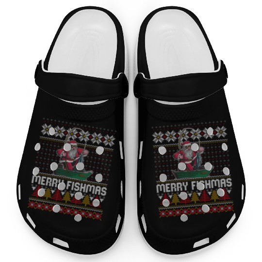Merry Fishmas Ugly Clogs