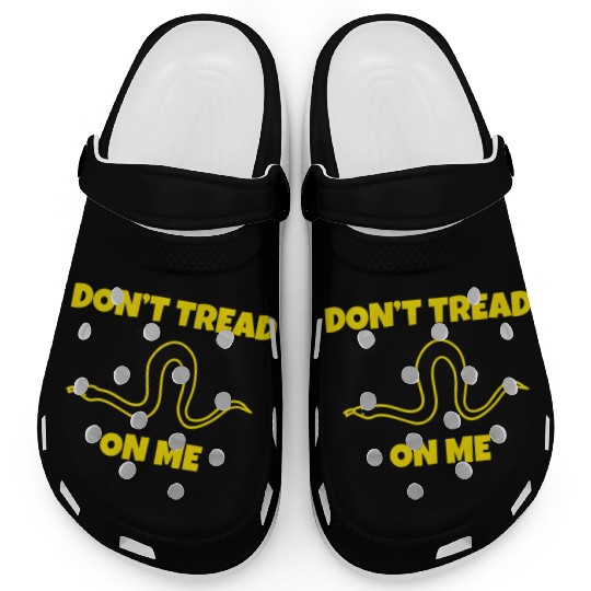 Dont Tread On Me Line Snake Clogs