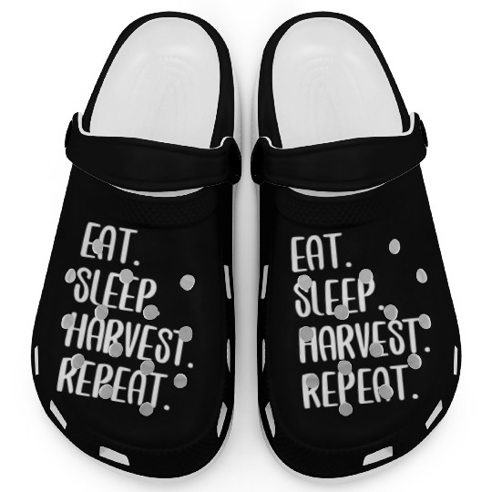 Eat Sleep Harvest Rebeat Clogs