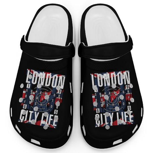Welcome to London- City life London Gifts Clogs