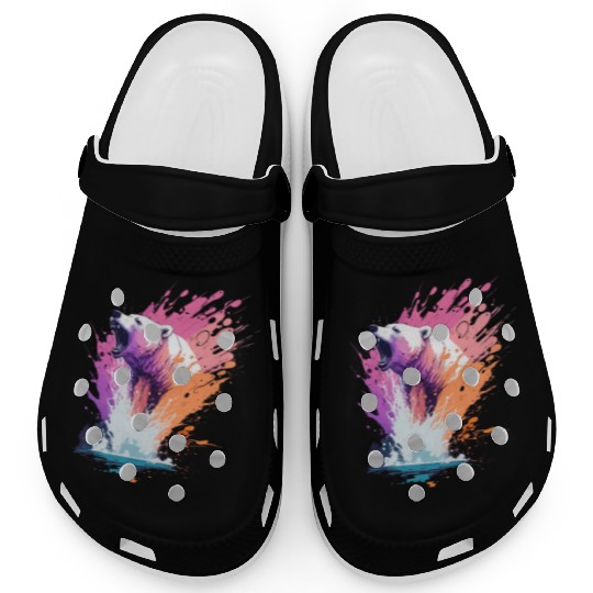 Polar Bear Artic Blaze Clogs