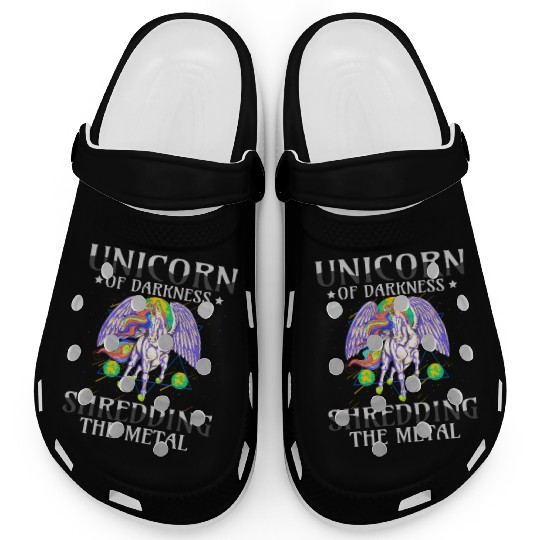 Goth Rock Satan Unicorn Festivals Death Metal Clogs