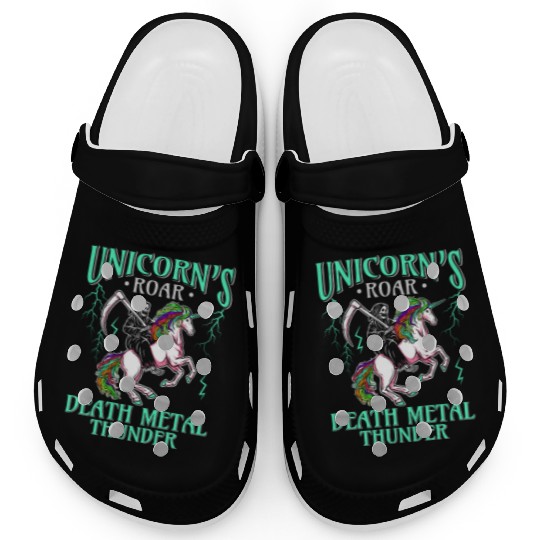 Goth Rock Satan Unicorn Festivals Death Metal Clogs