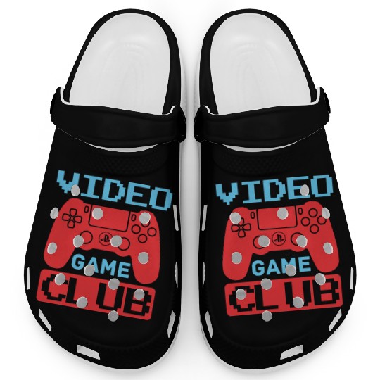 Video game club gamer Clogs