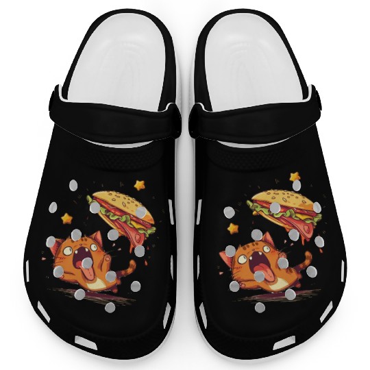 Cat and Taco A Perfectly Delicious Pair Clogs