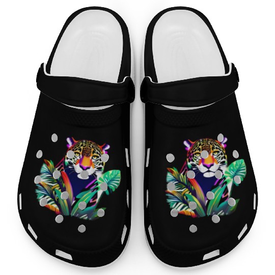 Jaguar in the Tropics Clogs