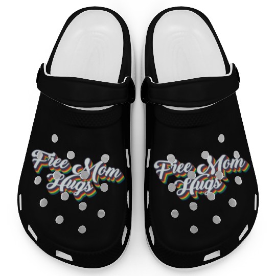 Free Mom Hugs LGBTQ Rainbow LGBTQ Free Mom Hugsfre Clogs