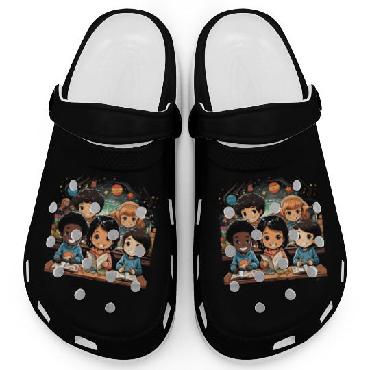 Back to School Preschooler Pre-K Kindergarten Clogs