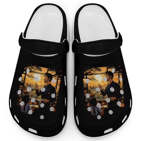 Back to School Pre-K Kindergarten Teacher Student Clogs