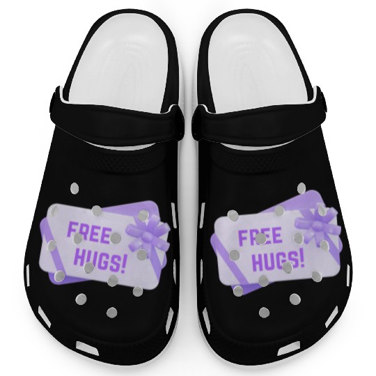 Free Free Hugs Gift Card funny Clogs
