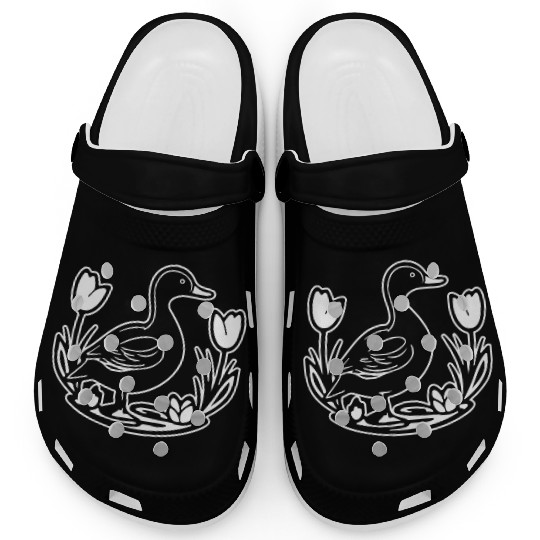 Duck Bird Nature Pond Clogs